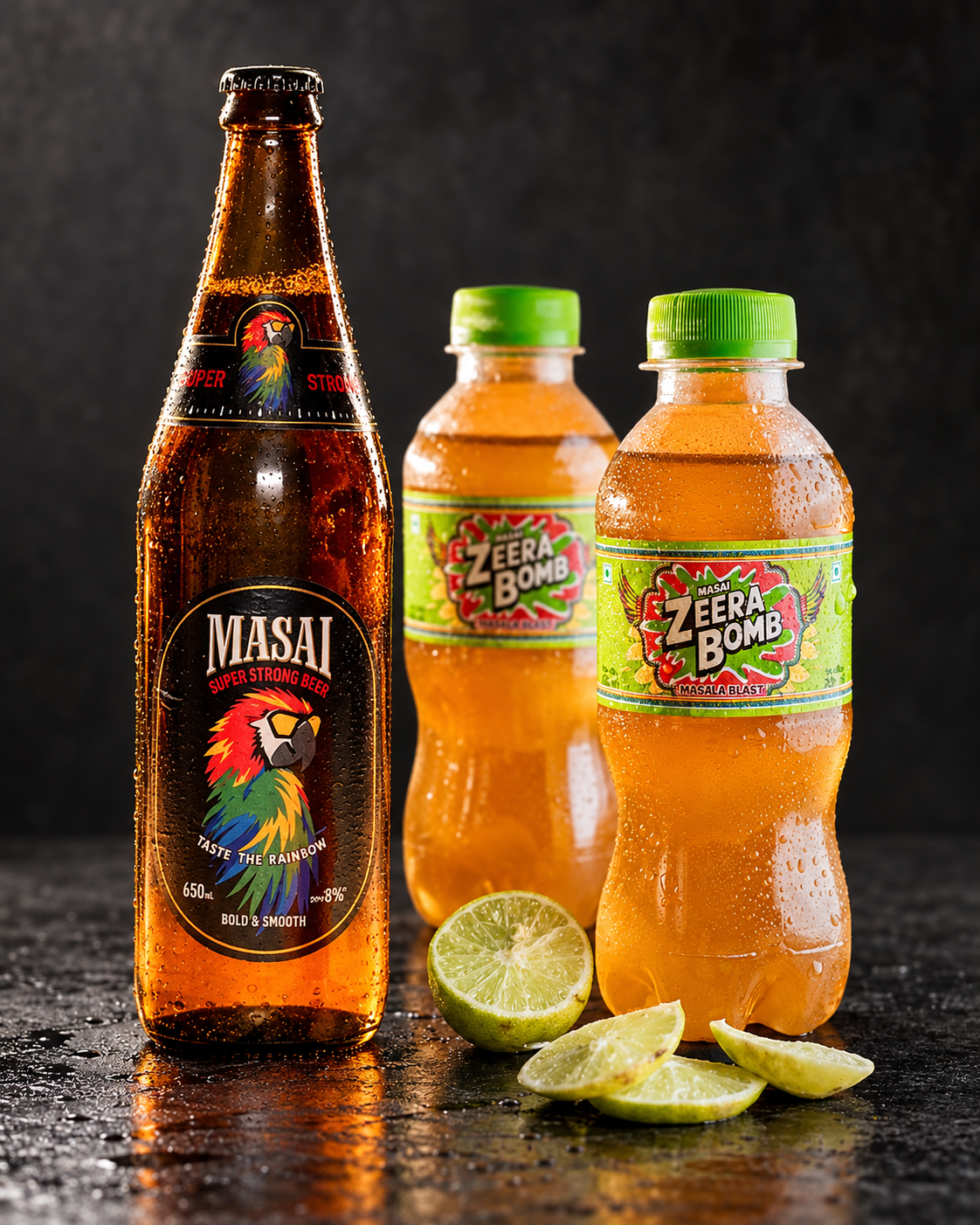 Masai | Brewing Innovation Studio | India | Est. 2024 Masai brewing innovation studio craft fermentation beverage bottle designed for Indian palates, Est. 2024